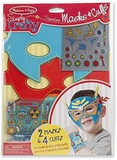 MD9477 SIMPLY CRAFTY - SUPERHERO MASKS  CUFFS