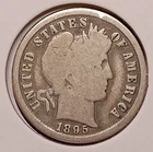 1895-S BARBER DIME -- solid Good (G)