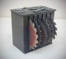 RTR - Table Saw Blade Caddy O Scale Custom Designed Handcrafted