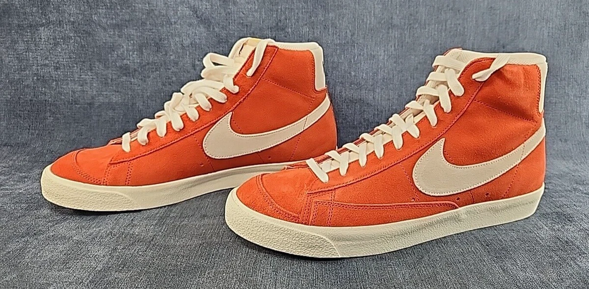 Nike Men\'s Blazer Mid \'77 Suede \'Texas Longhorns\' Lace up Sneakers size 9 Texas Sneakers | A burnt orange pair of Women main image 2