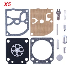 5 Set Carburetor Repair Kit Replacement For ZAMA RB-77 STIHL 017 018 MS170 MS180