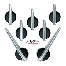 Escalade Premium Speedo Cluster Pointer Set for 2003-2013 GM Gauges White Chrome
