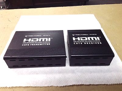 TRIBUTARIES HDMI CAT6 Video Extender Transmitter HX1C6-TX & Receiver HX1C-RX