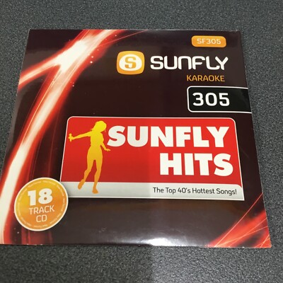 Sunfly Hits 305 CDG Karaoke Disc