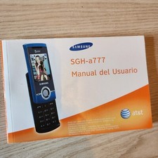 AT T SAMSUNG SGH-a777 Cell Phone User Manual