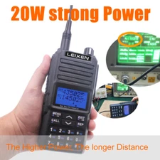 LEIXEN UV-25D Long Range 20W 136-174&400-480MHz Dual Band Portable Two Way Radio