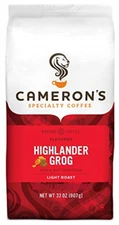 Camerons Coffee Roasted Ground Coffee Bag, Flavored, Highlander Grog, 32 Ounce