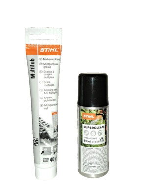 Stihl Wartung Kit Fett Multiplus/ Spray SUPERCLEAN Harzlöser