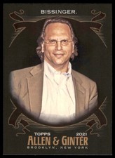 Buzz Bissinger 2021 Topps Allen & Ginter X Black Card #262 Friday Night Lights
