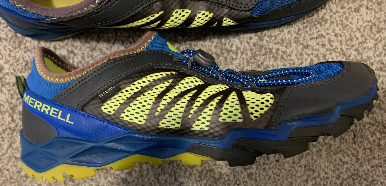 SAOLA Scarpe da corsa stringate Merrell ragazzi Hydro Run 2.0 MY56506 blu nere taglia 6 5 M (G)