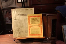 1960's Vintage Modern Maid Perma Coil Range Guarantee Card Install Instructions