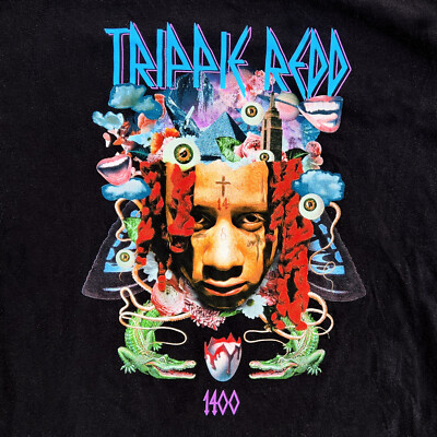 TRIPPIE REDD 1400 Collage Hip Hop Shirt - XL - Music Rap Trap Bloods Emo FRESH