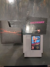 Rare Excitebike for NES with Original Case (Nintendo Entertainment System,1985)