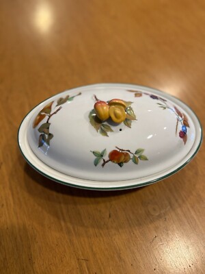 ROYAL WORCESTER EVERSHAM VALE COVERED CASSEROLE DISH (1986)