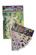 Teenage Mutant Ninja Turtles Raised Plastic Stickers  Sandylion Sticker Book