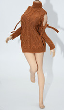 1/6 Female Sweater Skirt Dress Clothes Fit 12in PH TBL Action Figure Doll Toy