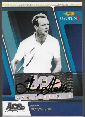 Fred Stolle US Open サイン入りカード 2008 Ace Authentic Fred Stolle Ace Certified Auto /149 US Open