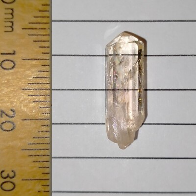 Imperial Topaz raw terminated crystal rough natural gemstone Katlang Video 6.0ct
