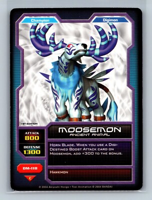 Digimon CCG - Moosemon DM-118 - Bandai Hybrid Warriors Booster | eBay