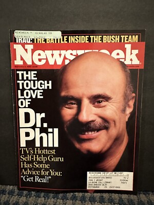 2002 September 2nd Newsweek Magazine, Dr. Phil (MH605)
