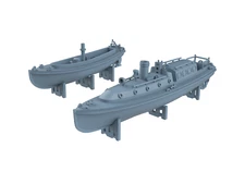 LYCG700336 1/700 Model Upgrade German Moltke-Class Battle Cruiser Shipborne Boat