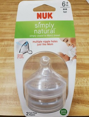 nuk simply natural bottles nipples