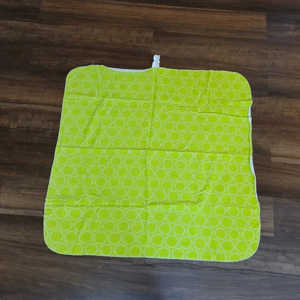 Disney Baby the Lion King Green Flannel Baby Receiving Blanket White Circles Dot - Image 4 of 4