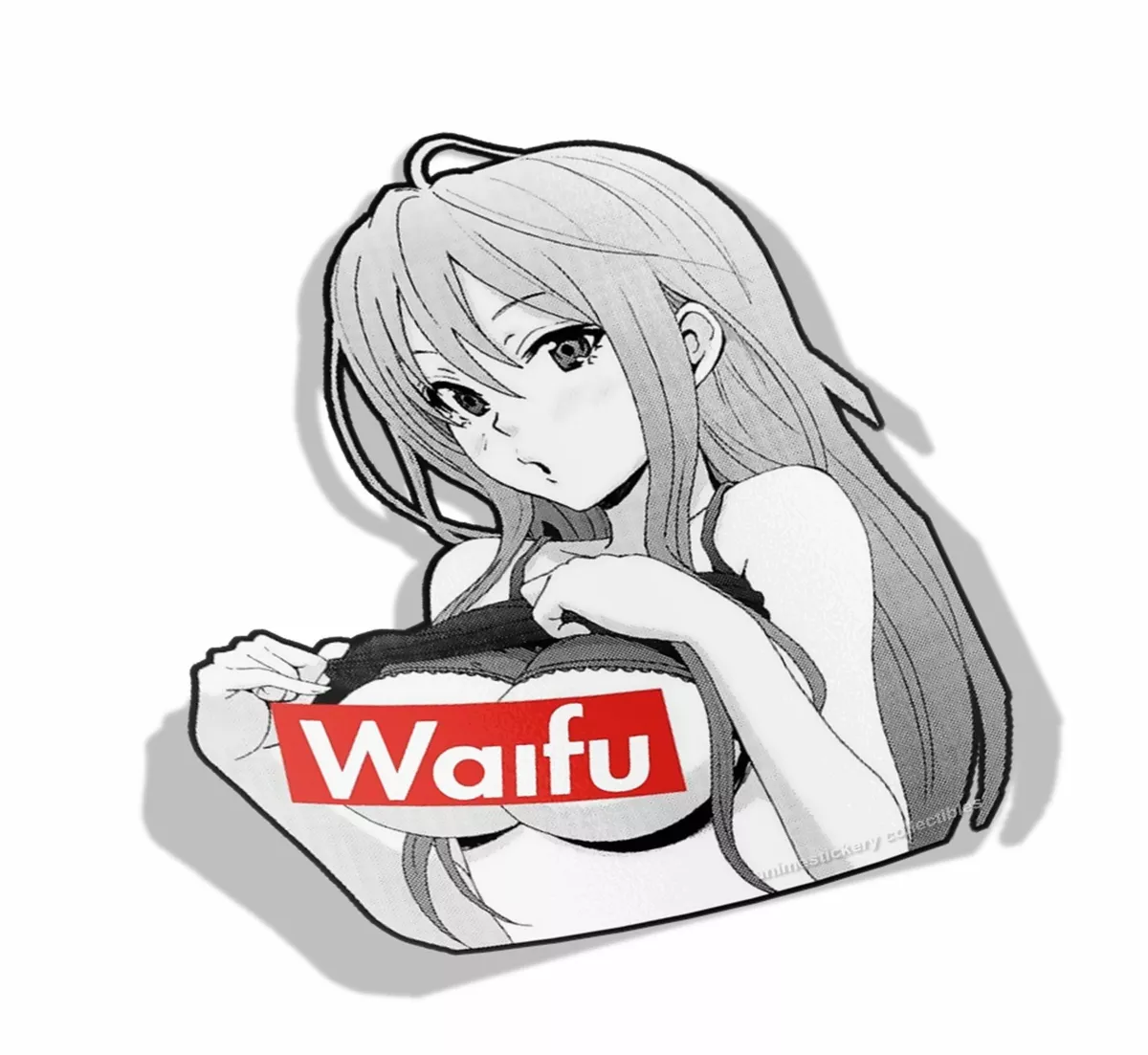 Waifu Material | Anime Vinyl Car Window Stickers