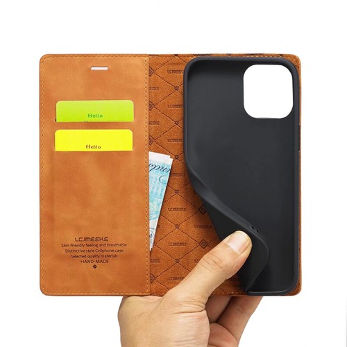 Genuine Leather Wallet Case Flip Cover for iPhone 16e/15/14+/13/12/11 XR XS SE 8 - Picture 22 of 33