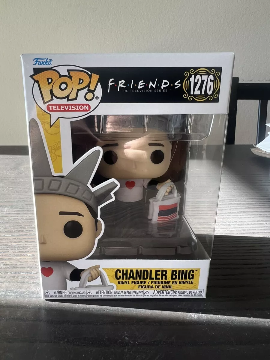 Chandler Bing Friends Funko Pop 1276 Matthew Perry Television TV Statue Liberty