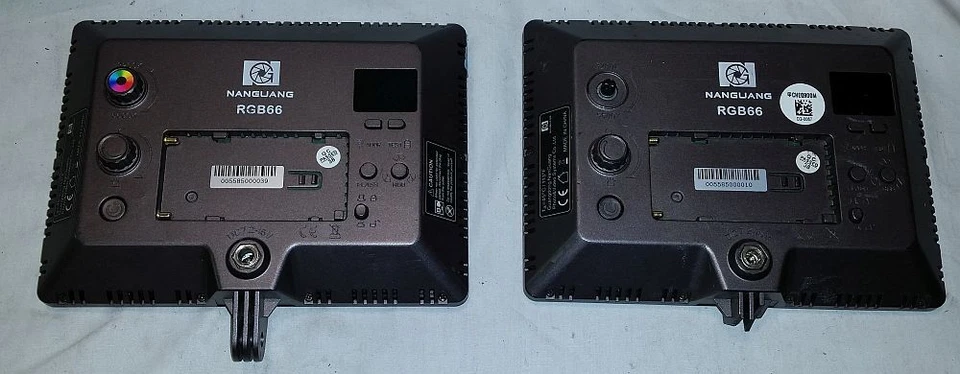 2x Nanguang Nan guang RGB66 LED Camera Light For Parts NON WORKING AS-IS - Image 2 of 4