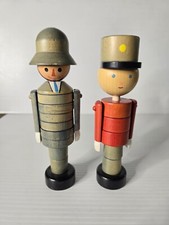 Figuras de juguete apilables de madera