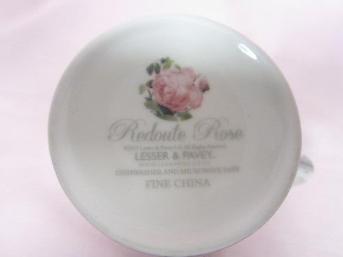 Lesser & Pavey mug, Redoute Rose, Leonardo collection, new - Picture 5 of 5