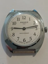 VINTAGE Germany made Excellent condition ANKER 100 watch check it !