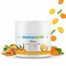 Mamaearth Ubtan Night Sleep Face Mask Cream With Turmeric  Niacinamide 100 gm