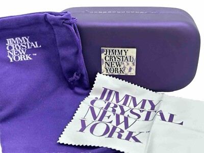 NEW Jimmy Crystal New York XL Purple Hard Clamshell  display picture 3