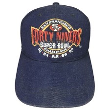 Vintage San Francisco 49ers 5x Super Bowl Champions Reebok Pro Line Snapback Hat