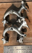 Dia Compe Vintage N500 QR Sidepull Brake Calipers in Silver w/ New Pads Nice!