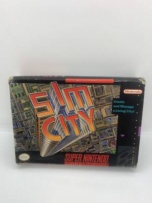Sim City SNES Sim City für Super Nintendo