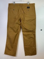 Columbia Sportswear Chino Pants Mens 40x32 Tan Khakis Utility Casual Hiking New