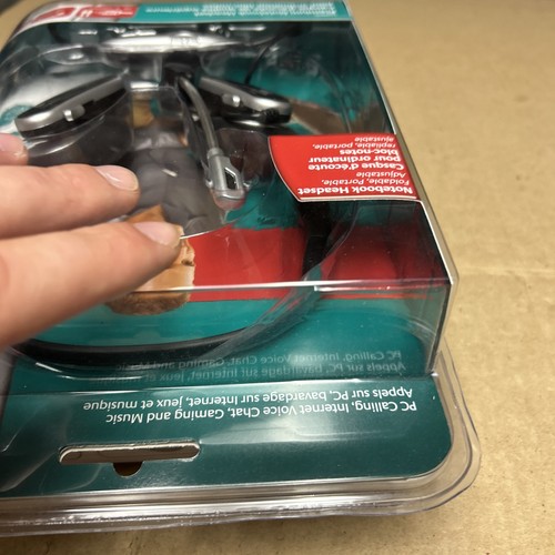 Logitech Premium Notebook Silver/Black Neckband Headset-- New Factory Sealed - Picture 11 of 18