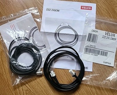 9ft Velux Wire Extension Kit  Curb Mounted VSS Skylight ZZZ 241CM  -New 2 Wires-