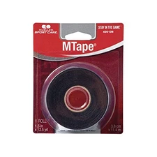 Mueller MTape [Non-Elastic Athletic Tape]: 1-1/2 in. x 30 ft. (Maroon)