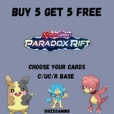 Pokemon Paradox Rift /182 - C/UC/R Base Set -  Choose Your Cards