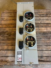 SIEMENS WMM32125RJ 3-Gang 125A Ringless Socket 3PH In / 1PH Out 5J Meter Stack