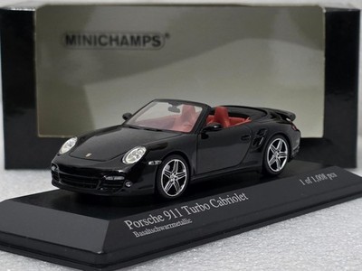 Porsche 911 (997) Turbo 2007 Cabriolet Black 1:43 Minichamps