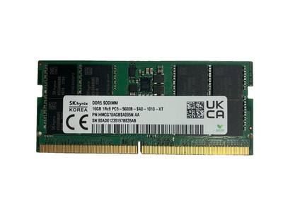 16GB 1Rx8 PC5-5600B-SA0-1010-XT HMCG78AGBSA095N AA SK Hynix SODIMM RAM