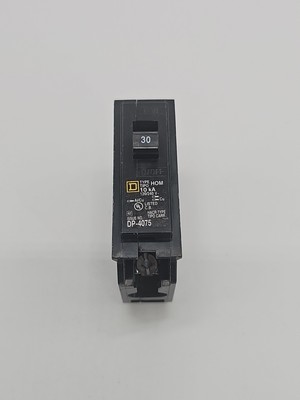 New Square D 30 AMP DP-4075 Type HOM Circuit Breaker 1-Pole 