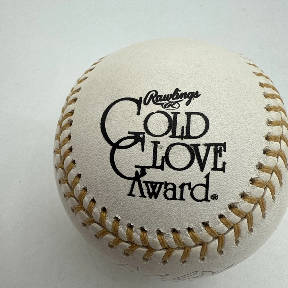 Guante de béisbol Frank Malzone autografiado Rawlings dorado con 57-58-59 GG Insc Foto 4 de 4