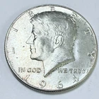 1964 Silver Kennedy Half Dollar - 90% Silver - Circulated Coin  #5524